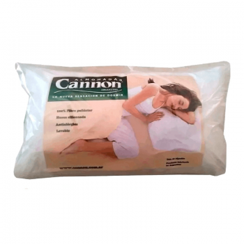 Almohada Cannon Vellón DE 70x40CM De Algodón Lavable