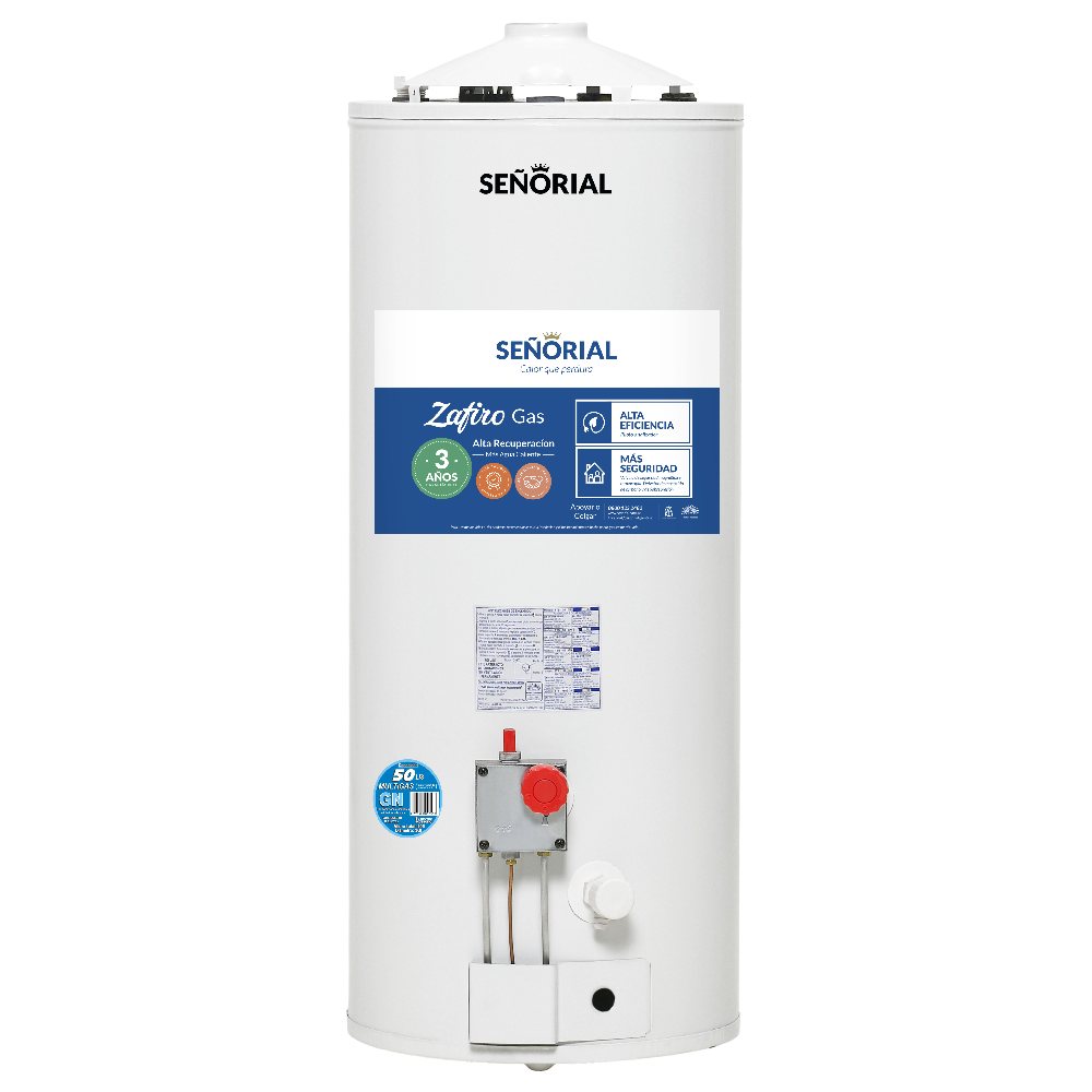 Termotanque Señorial Zafiro TSZ-50  50 lts Alta Recuperacion